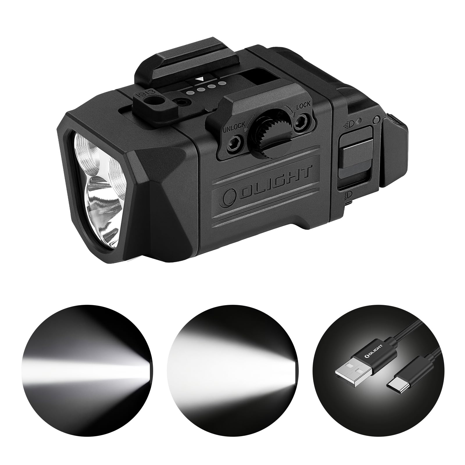 オーライト PL X タクティカルライト 1200ルーメン 新品同様 Amazon.com: OLIGHT PL X Tactical Flashlight Rechargeable USB-C
